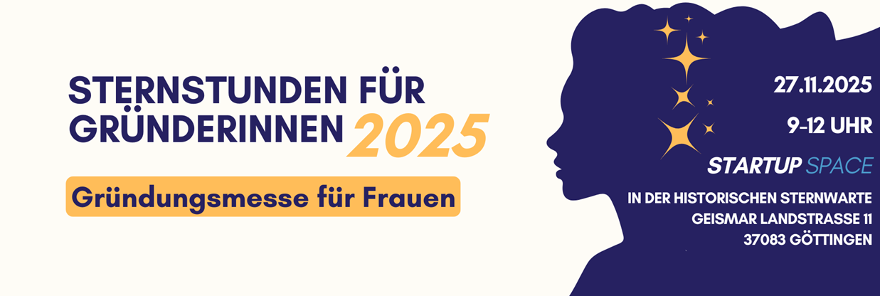 Sternstunden für Gründerinnen - Gründungsmesse für Frauen