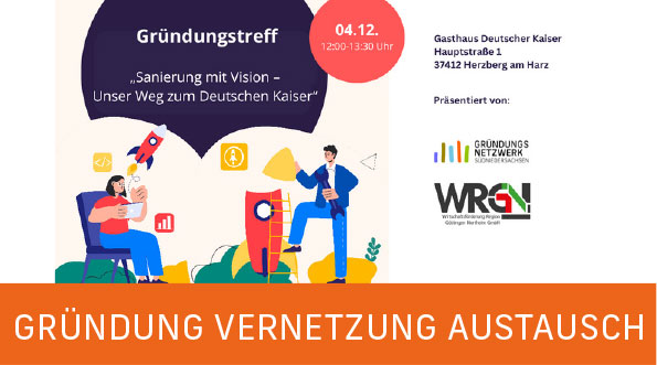 Gründungstreff am Mittag: Gründung Vernetzung Austausch