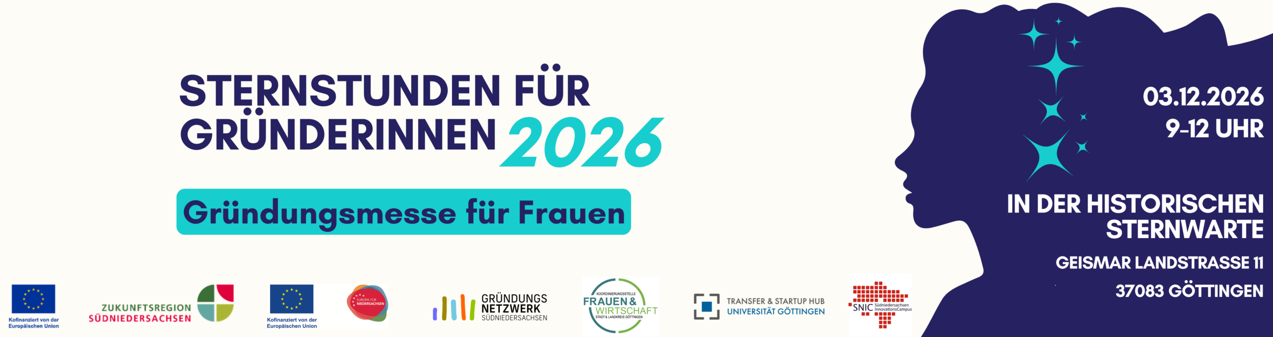 Sternstunden für Gründerinnen - Gründungsmesse für Frauen