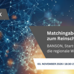Matchingabend zum Reinschnuppern: BANSON, Start-ups und die regionale Wirtschaft